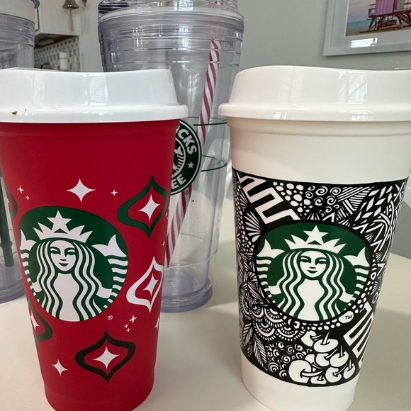 Starbucks cups bundle of 4 - Picture 5 of 6